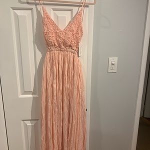 Maxi Dress-Pink Lily